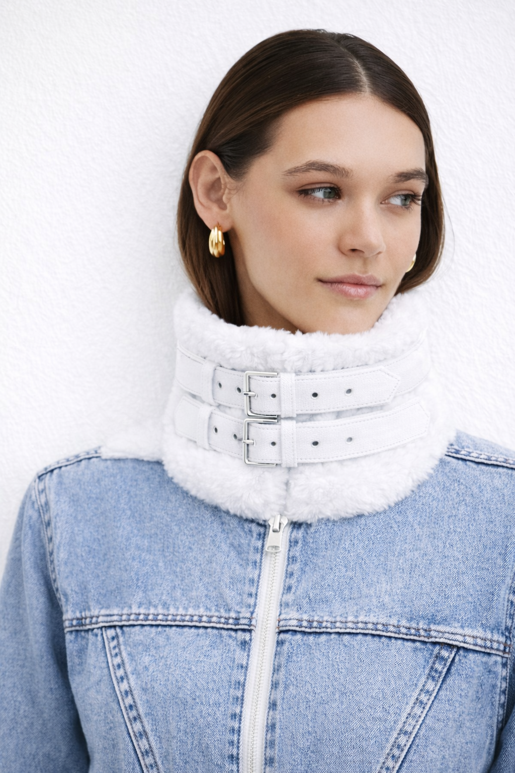 Prestige Oversized Long Winter Jacket — Luxe Woven Cotton Textured Outerwear