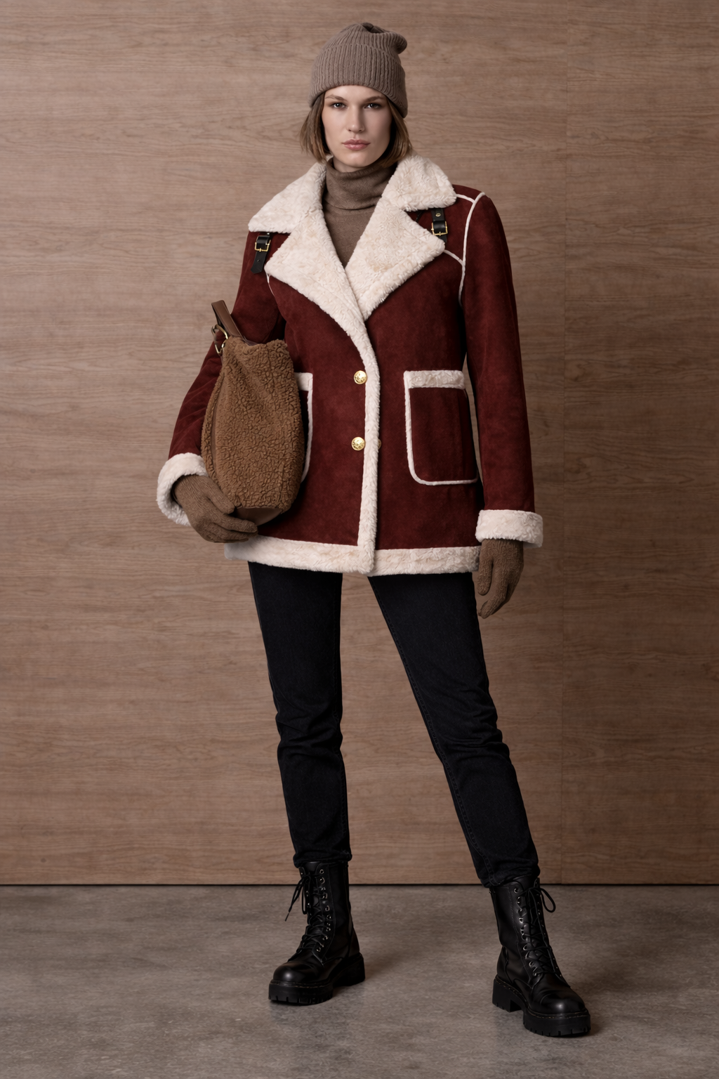 Supérieure Plush Faux Fur Jacket — Opulent Winter Texture Outerwear
