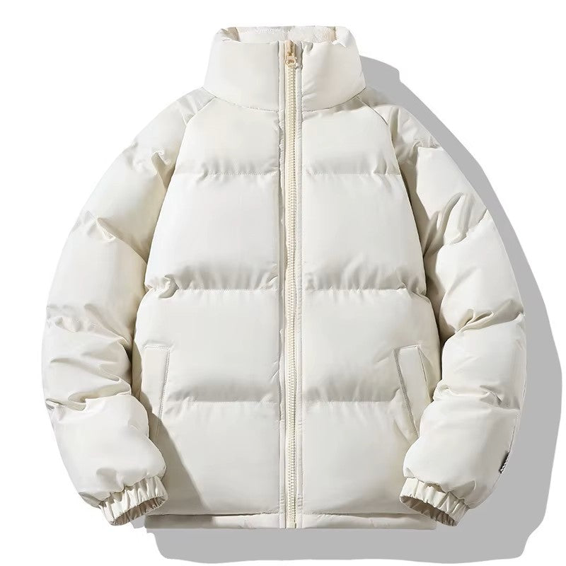 Elevé Arctic Quilted Slim Zip‑Up Puffer Coat — Luxe Insulated Winter Silhouette